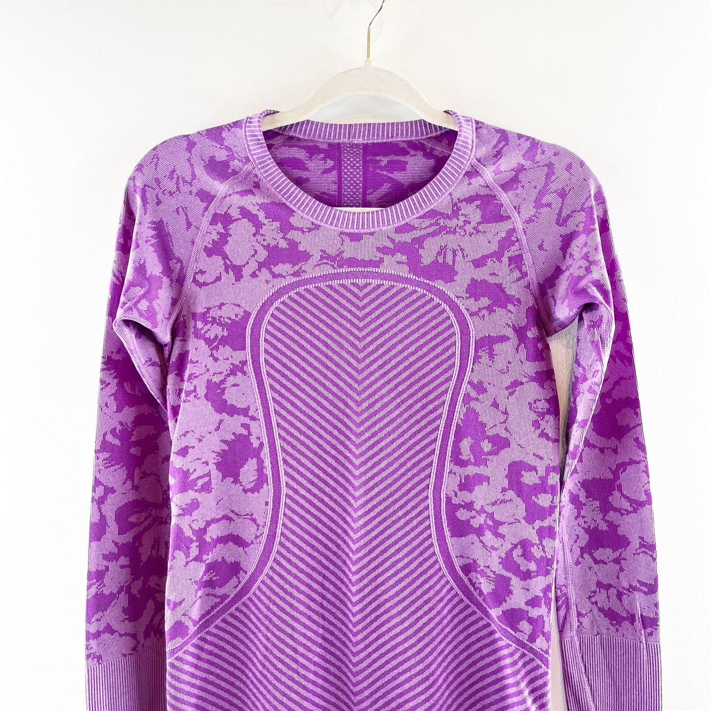 Lululemon Swiftly Tech Long Sleeve Crew Heathered Tender Violet Purple 6