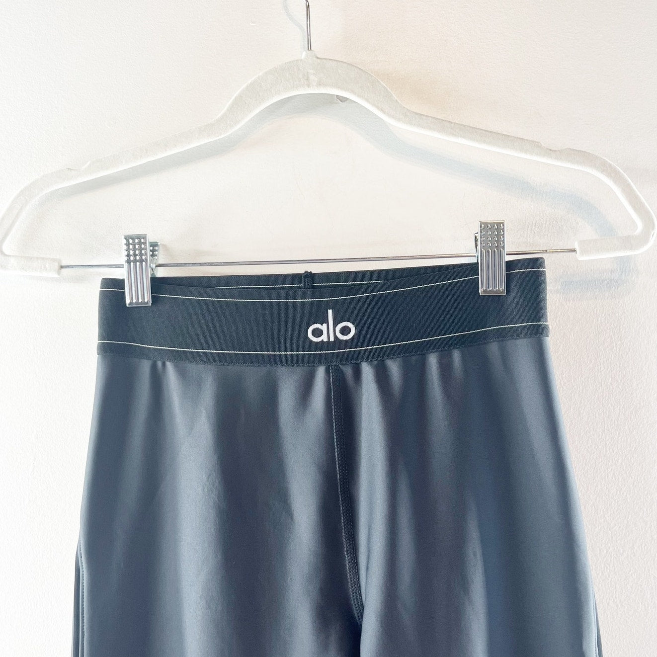 Alo Airlift High-Waist Suit Up Leggings Anthracite Black / Grey Small
