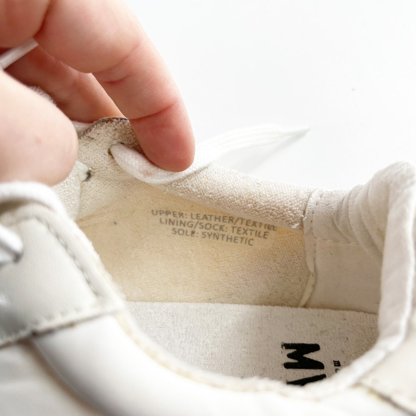 Madewell League Trainer Sneakers in Washed Nubuck Cream 7.5