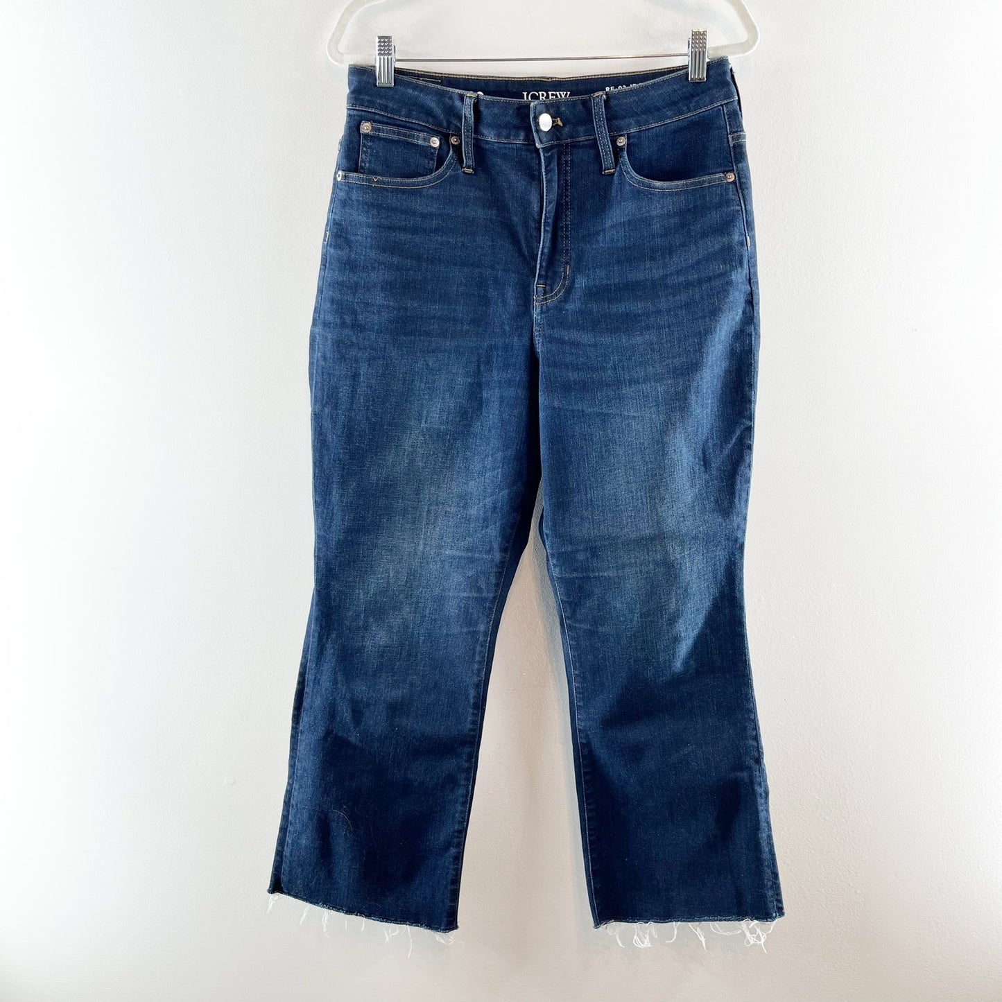J. Crew High Rise Curvy Kick Out Jeans Dark Wash Blue 30