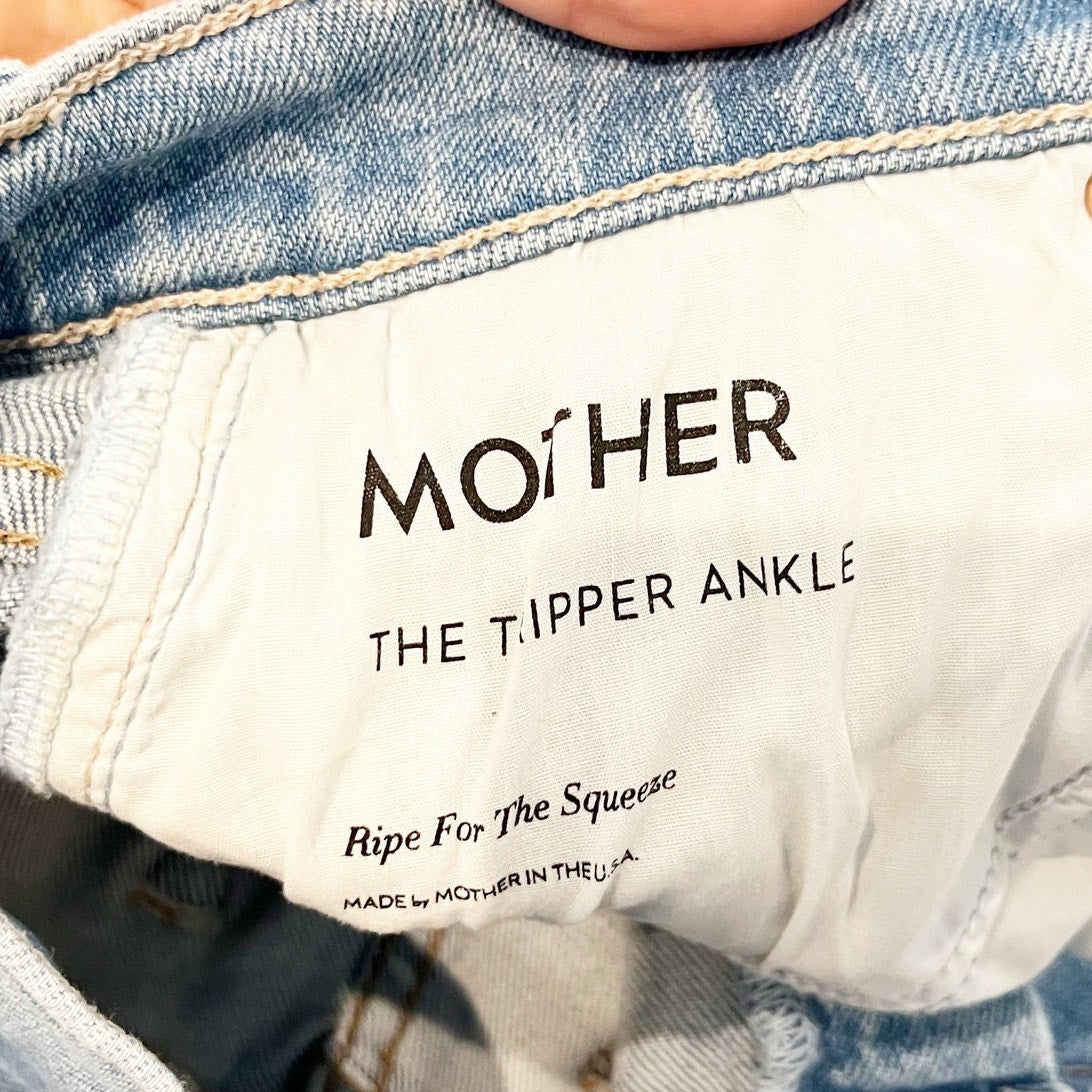 Mother The Tripper Ankle Straight Leg jeans Ripe For The Squeeze Blue 26 / 2