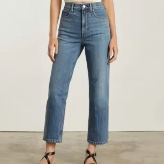 Everlane High Rise The Way High Straight Leg Jeans Blue 32 / 14