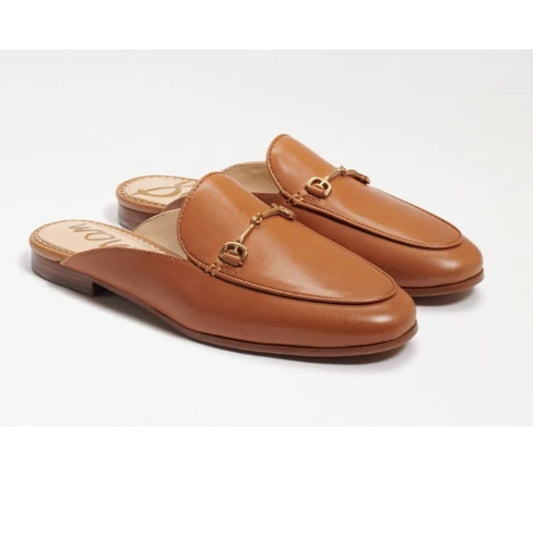 Sam Edelman Leather Linnie Bit Mule Loafers Brown 6.5