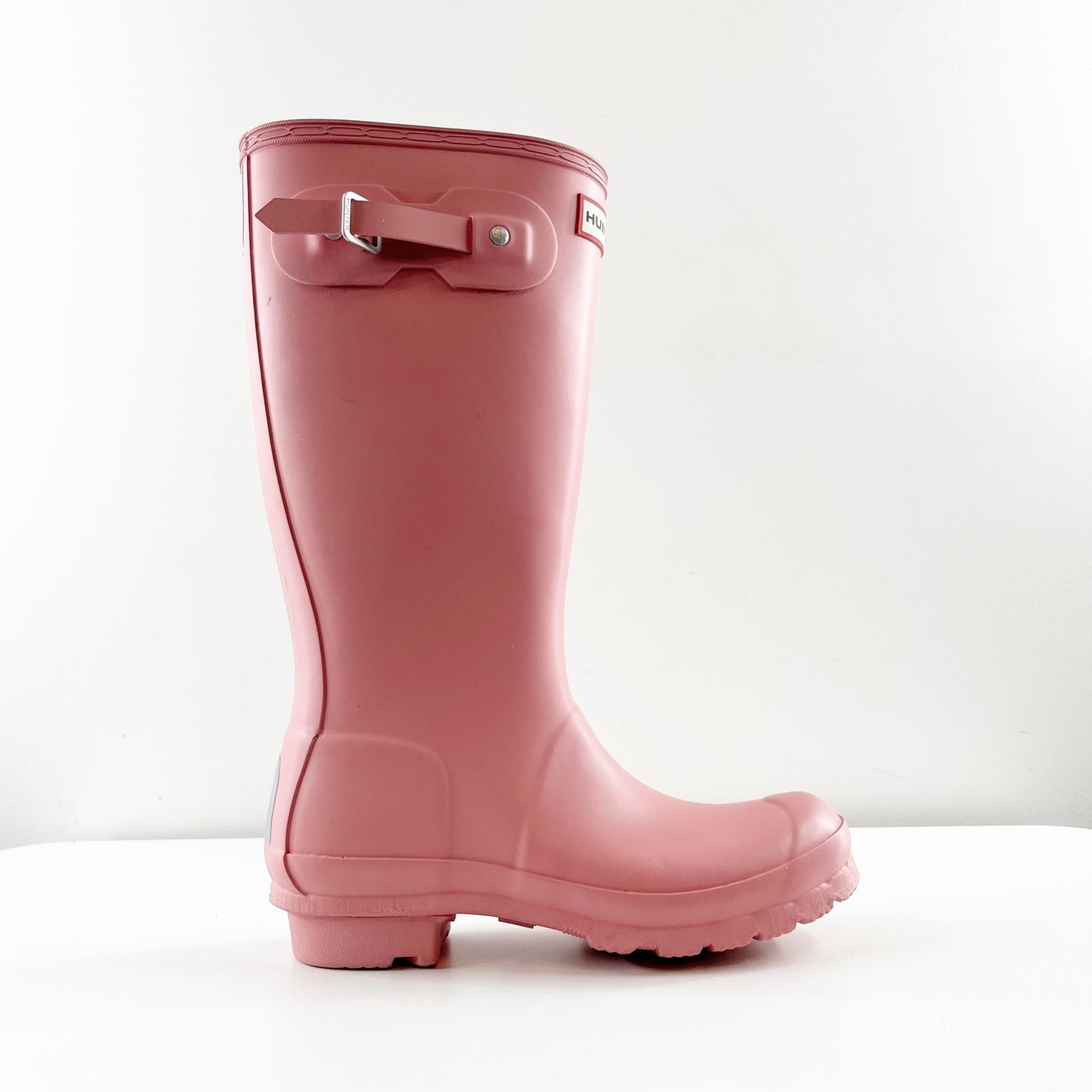 Hunter Original Knee High Rubber Rain Boots Pink 5