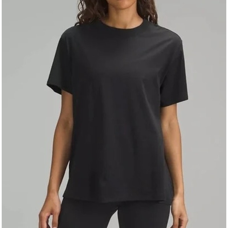 Lululemon Athletica Short Sleeve Crew Neck Active T-Shirt Black Small