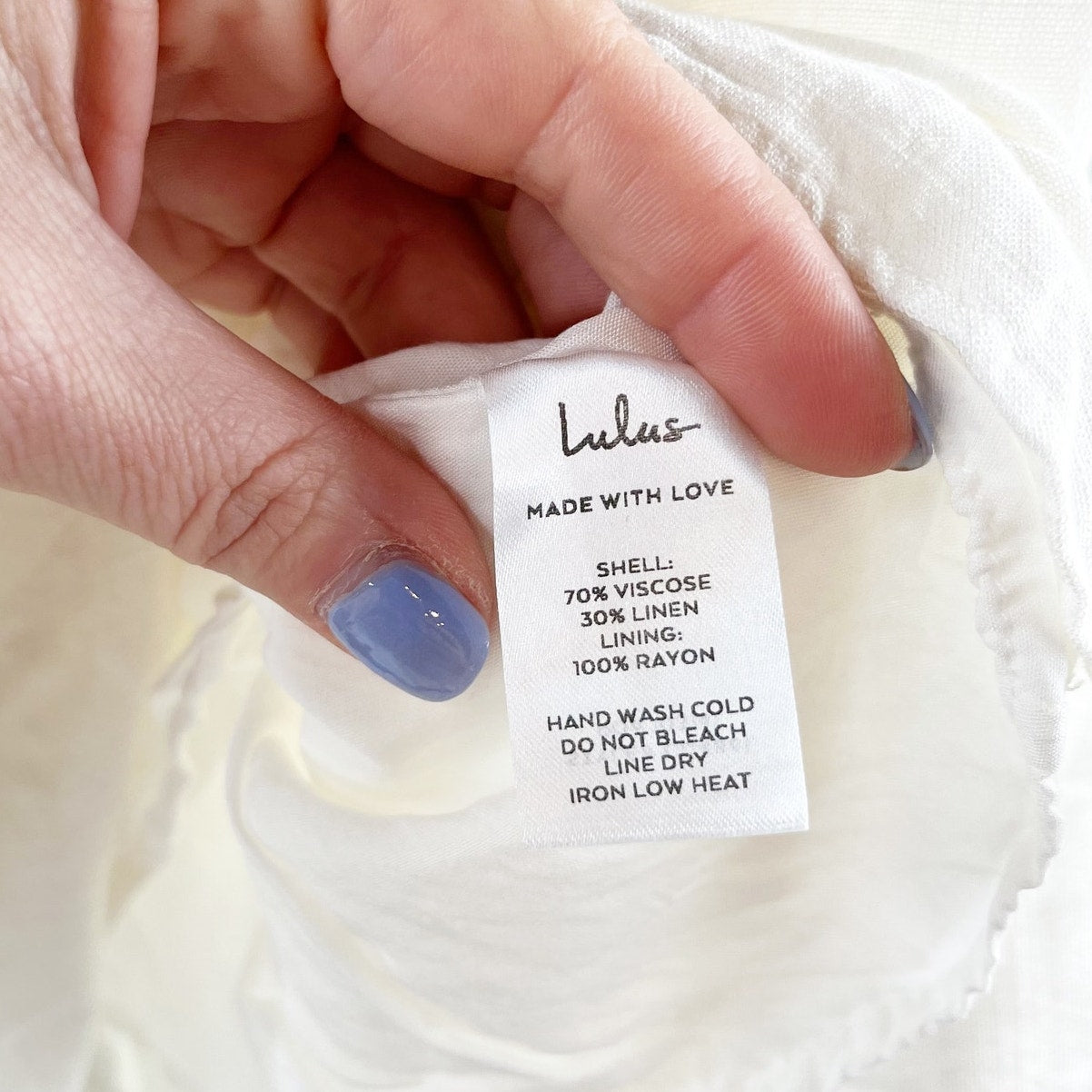 Lulus Made With Love Sleeveless Ruffle Sleeve A-Line Mini Dress White Medium