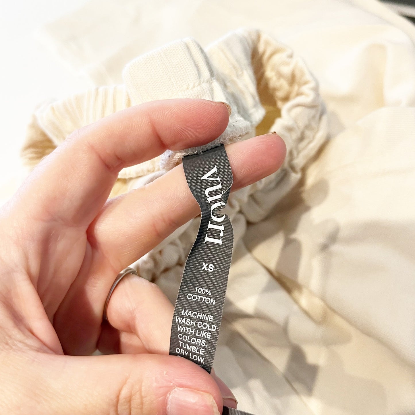 Vuori Mackenzie Straight Leg Sweatpants Cream XS