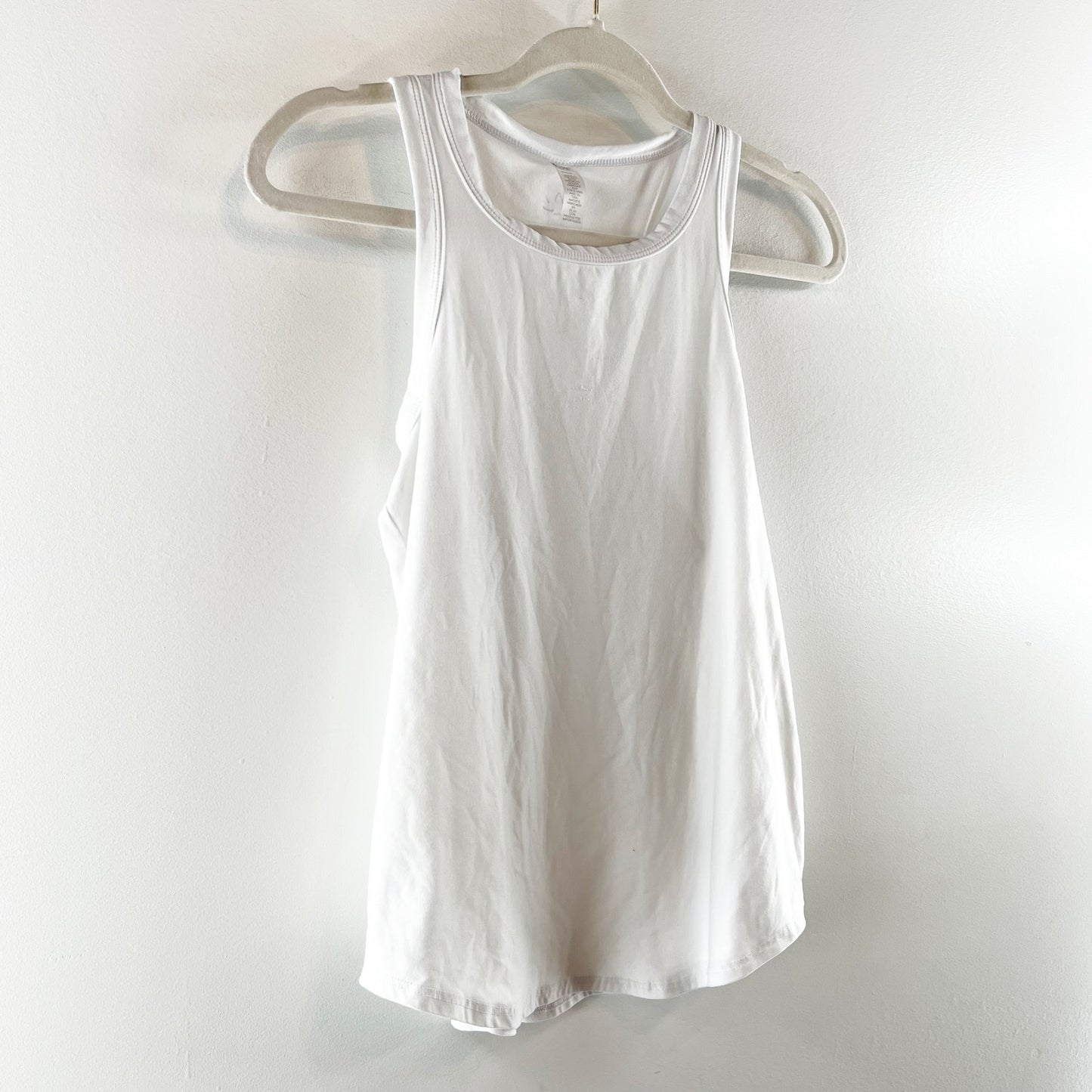 Beyond Yoga Featherweight Keep it Moving Tank Top White Medium