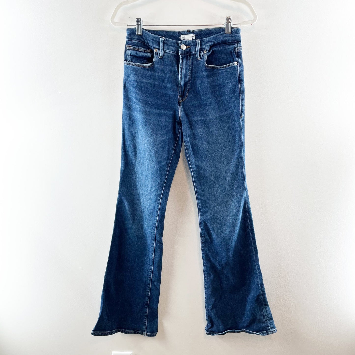 Good American Good Flare High Rise Stretch Jeans Blue 8 / 29
