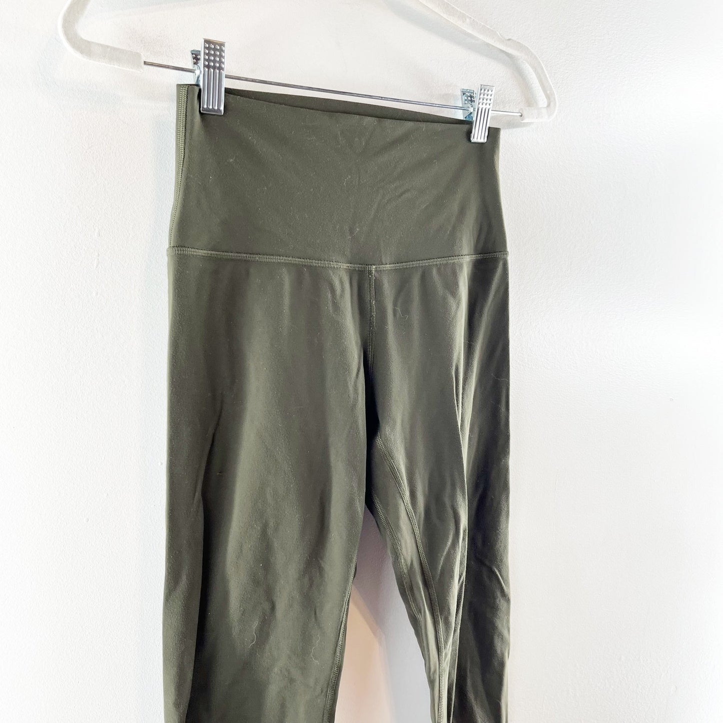 Lululemon Align Pull On High Waisted Yoga Leggings Pants II Fatigue Green 6