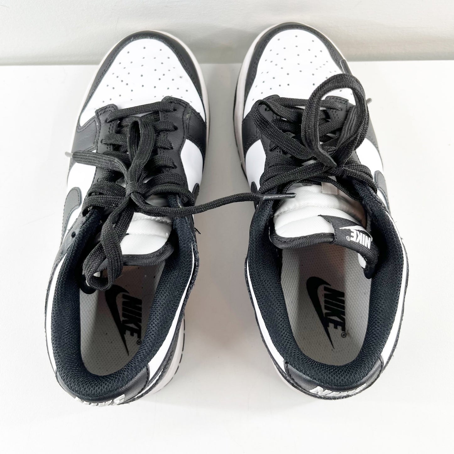 Nike Dunk Low Top Lace Up Shoes Sneakers Panda Black White 6