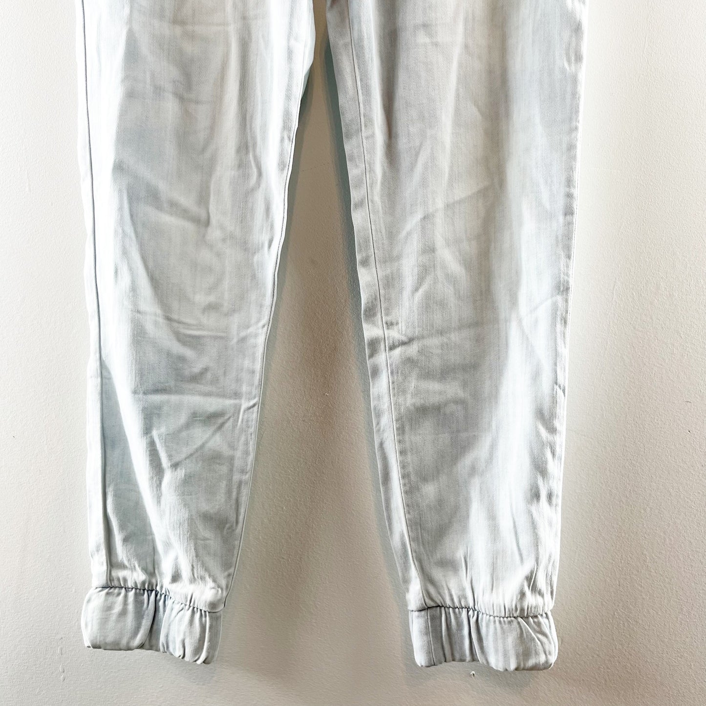 Cloth & Stone High Rise Lightweight Chambray Jogger Pants Blue XS