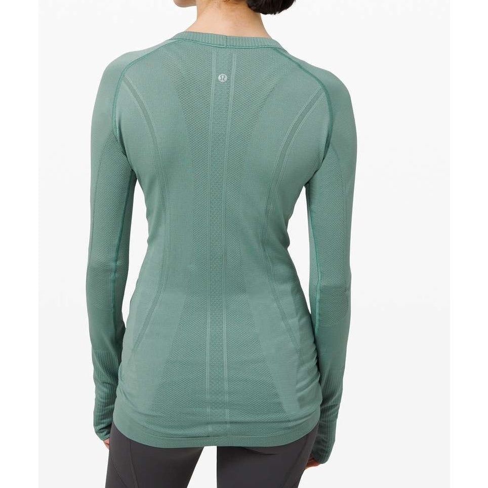 Lululemon Swiftly Tech Long Sleeve Crew T-Shirt Tidewater Teal Green 6