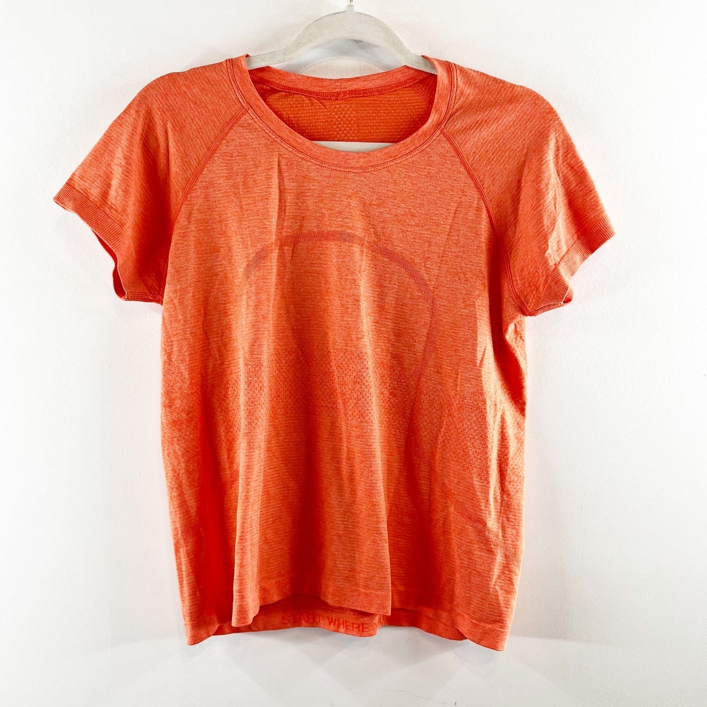 Lululemon Swiftly Tech Short Sleeve Shirt 2.0 Race Length Canyon Orange 10