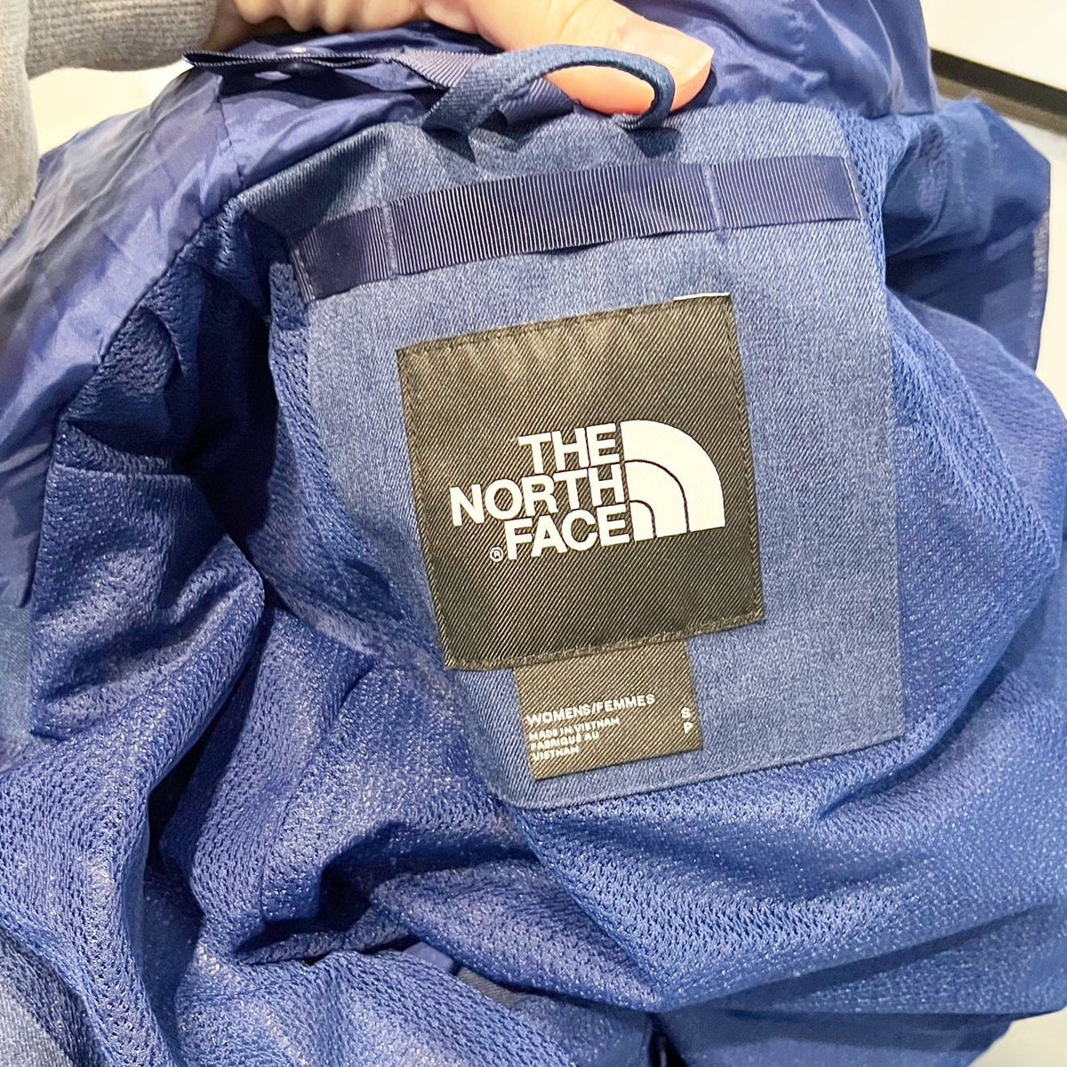 The North Face Blue Rain Coat Jacket Small