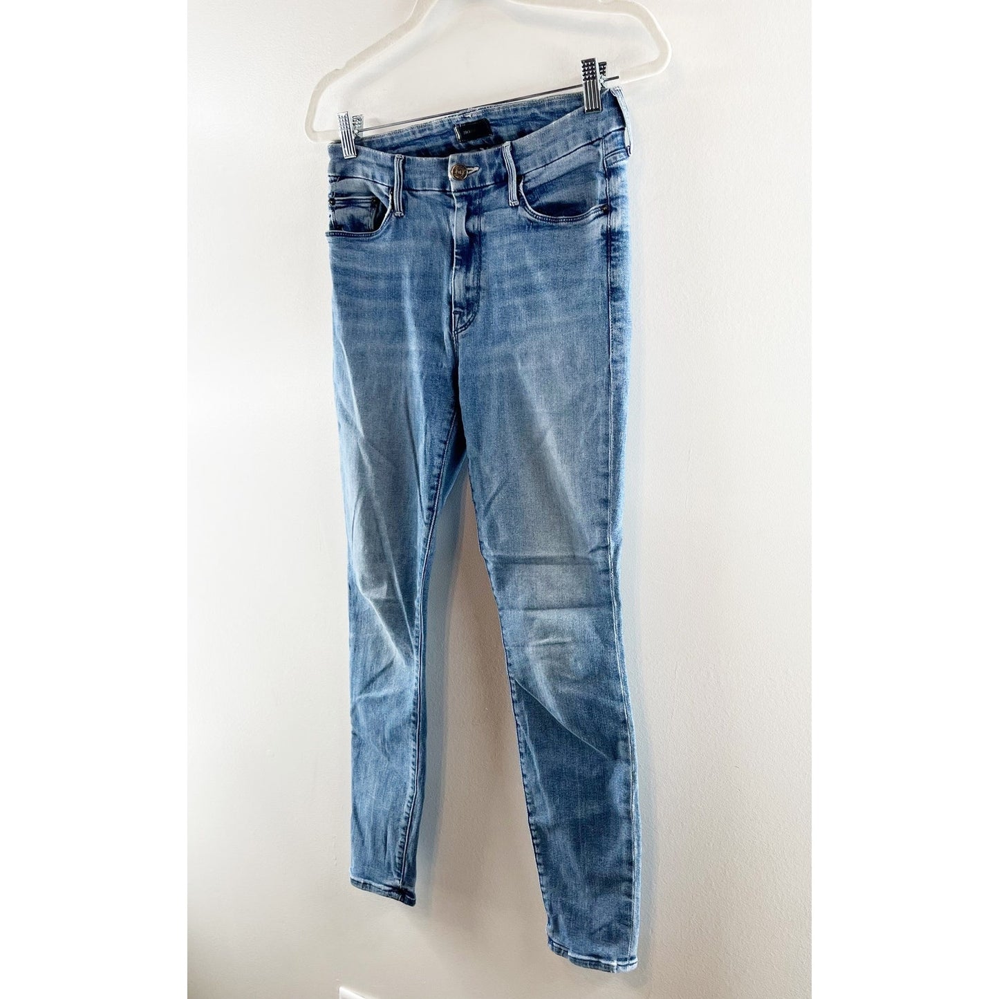 Mother The Mid Rise Looker Ankle Skinny Jeans Blue We The Animals