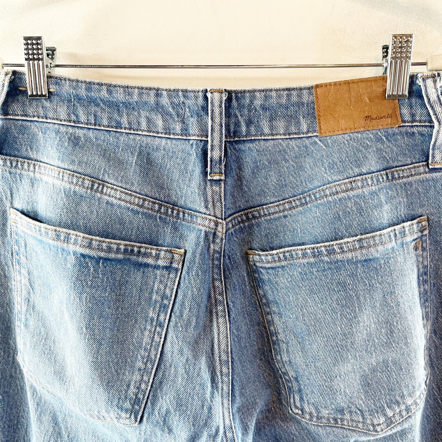 Madewell The Curvy Perfect Vintage High Waisted Straight Jeans Hoye Wash 28 P