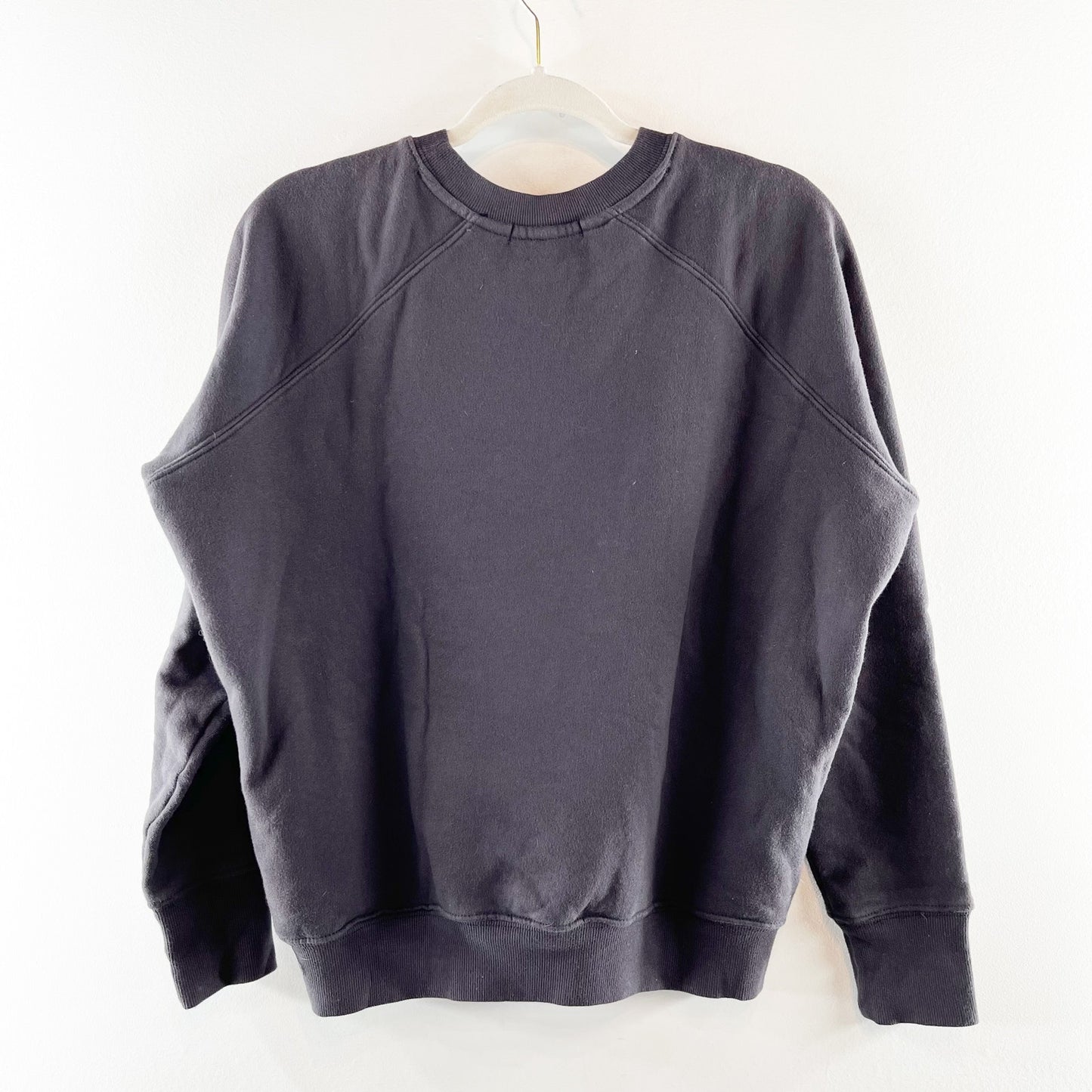 Spiritual Gangster Love Graphic Rainbow Heart Pullover Crewneck Sweatshirt Gray