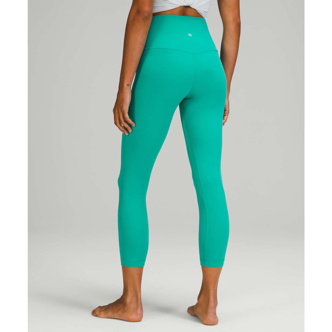 Lululemon Athletica Align High-Rise Crop Leggings Pants 23" Maldives Green 6