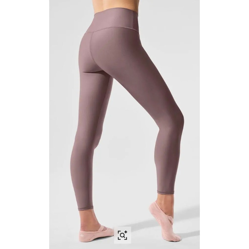 Alo 7/8 High Waist Airlift Leggings Mushroom Purple Small