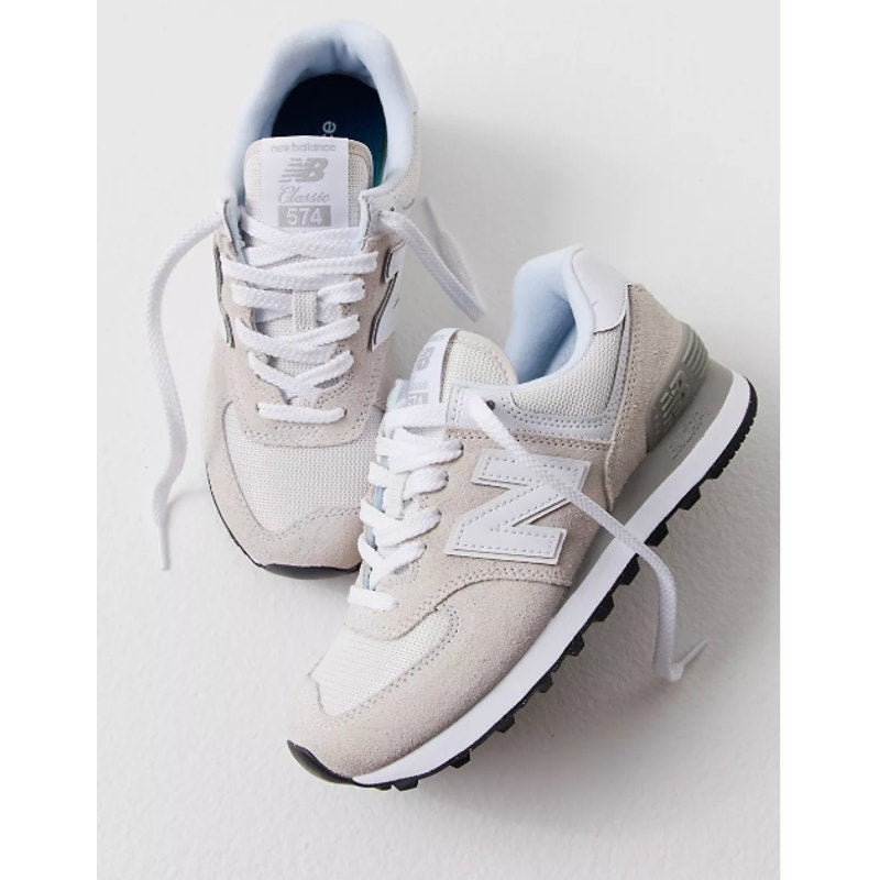 New Balance 574 Classic Sneakers Gray Cream White 6