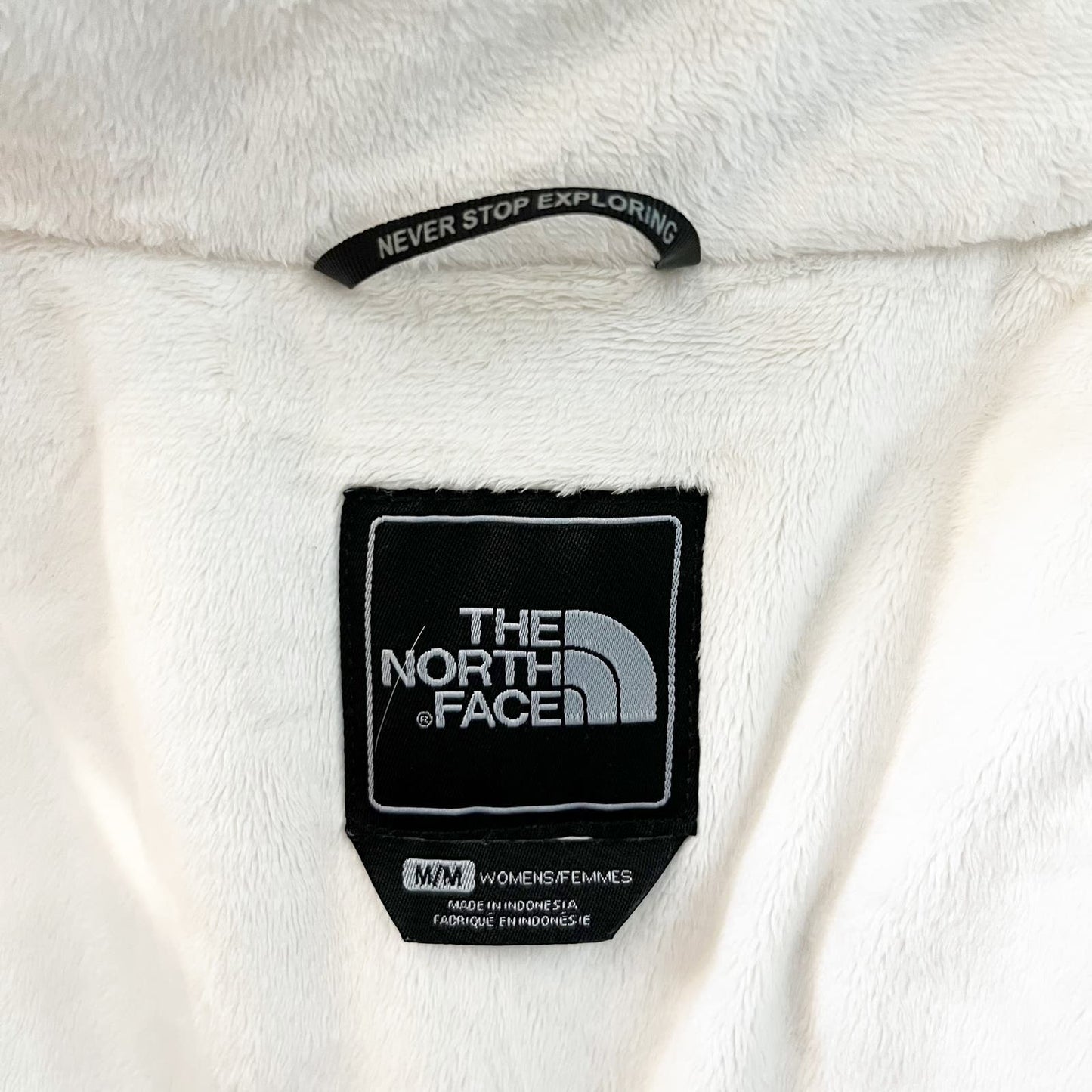 The North Face Inlux Full Zip Fleece Lined Winter Snow Coat Jacket Blue Medium