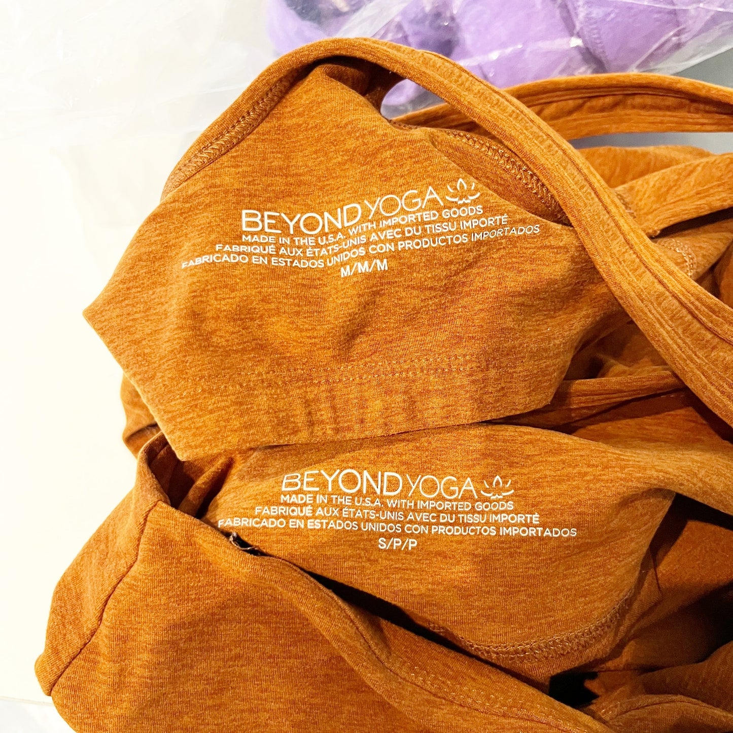 Beyond Yoga Refocus Spacedye Cropped Tank Top and Midi Leggings Set Cinnamon