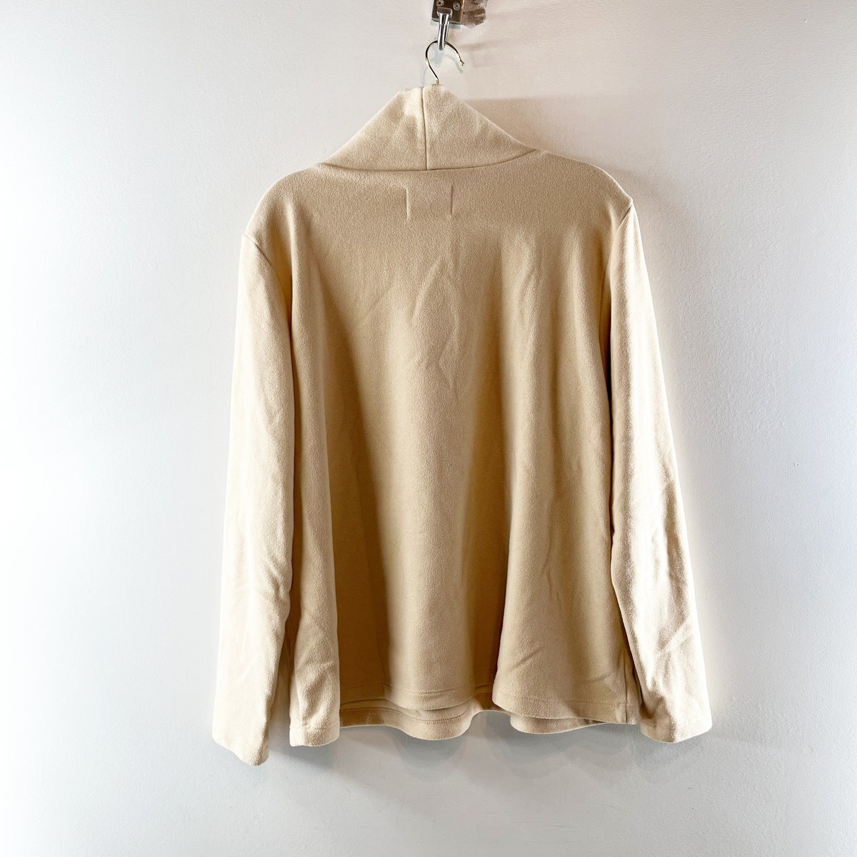 Dudley Stephens Park Slope Long Sleeve Funnel Neck Pullover Sweater Beige XXL