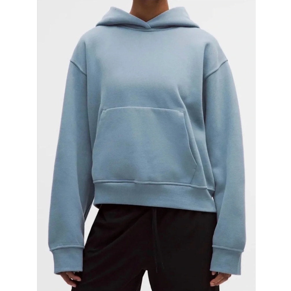 Lululemon Athletica Steady State Oversized Pullover Hoodie Steel Blue Small