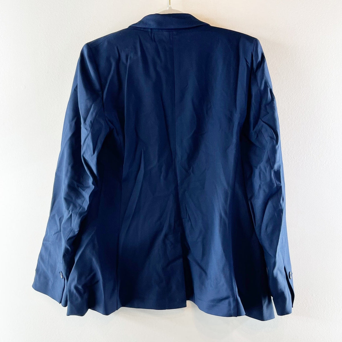 Banana Republic Slim Refined Notch Single Breasted Blazer Hyper Navy Blue 6