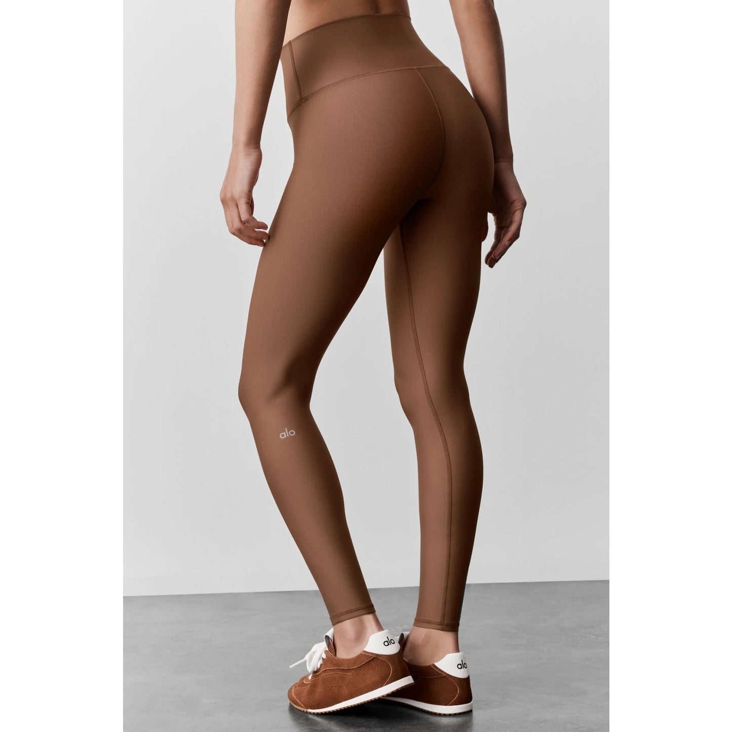 Alo 7/8 High-Waist Airlift Leggings Sun Kissed Brown Small