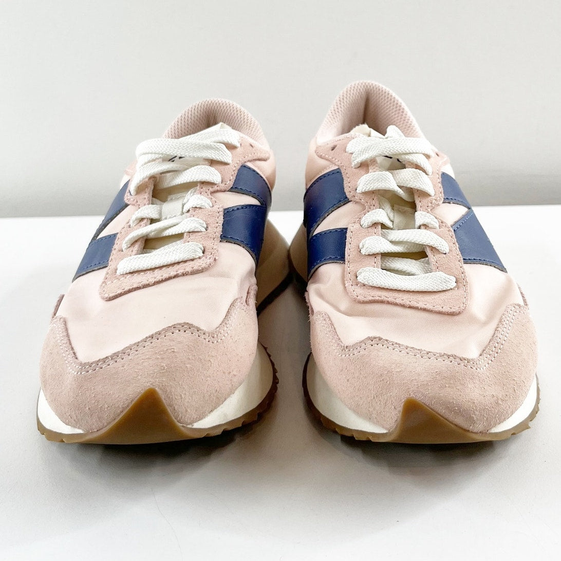 New Balance 237 V1 Lace Up Sneakers Shoes Pink Blue 7.5