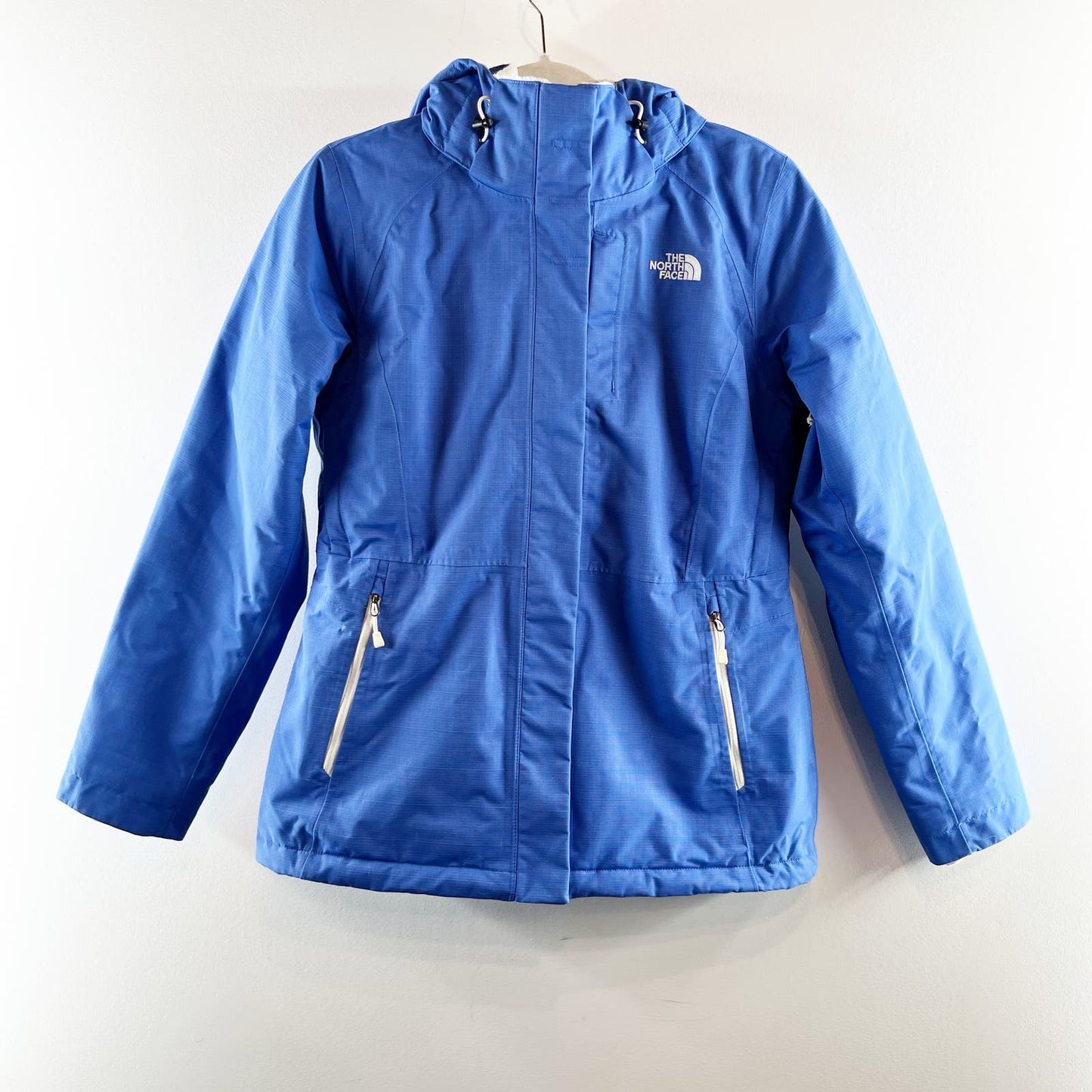 The North Face Inlux Full Zip Fleece Lined Winter Snow Coat Jacket Blue Medium
