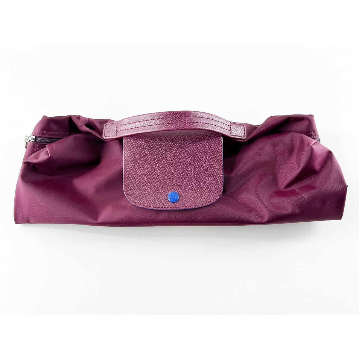 Longchamp Le Pliage Document Briefcase Bag Plum Purple