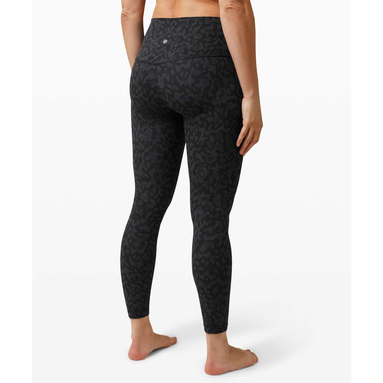Lululemon Align Pant II 25" Formation Camo Deep Coal Multi Black 4
