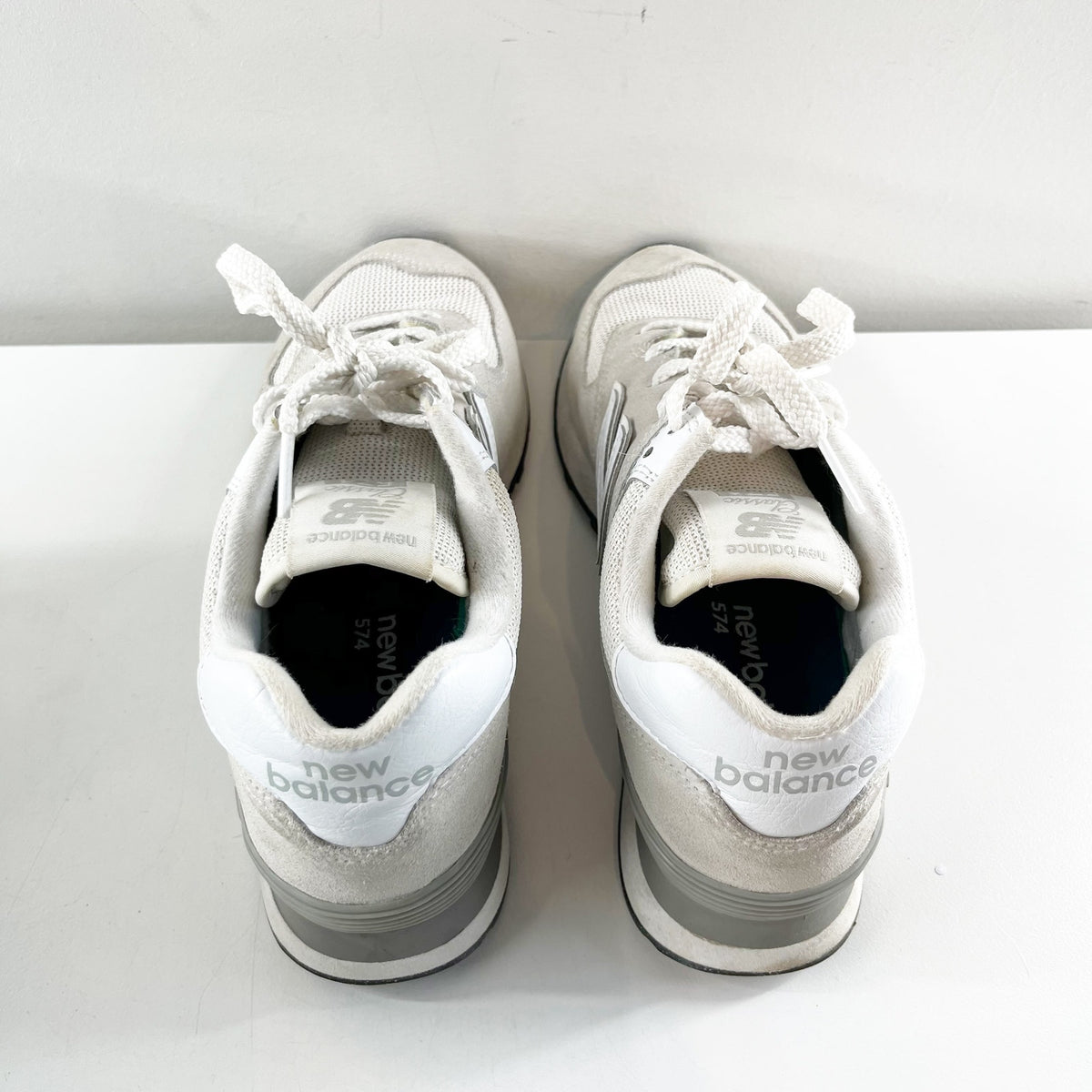 New Balance 574 Classic Sneakers Gray Cream White 6