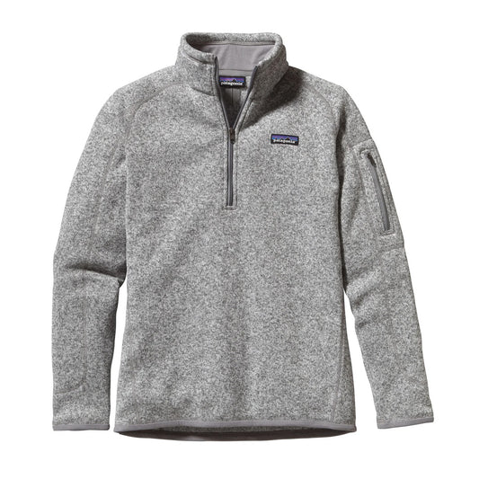 Patagonia Fleece Long Sleeve 1/4 Zip Better Sweater Jacket Birch White Gray XL