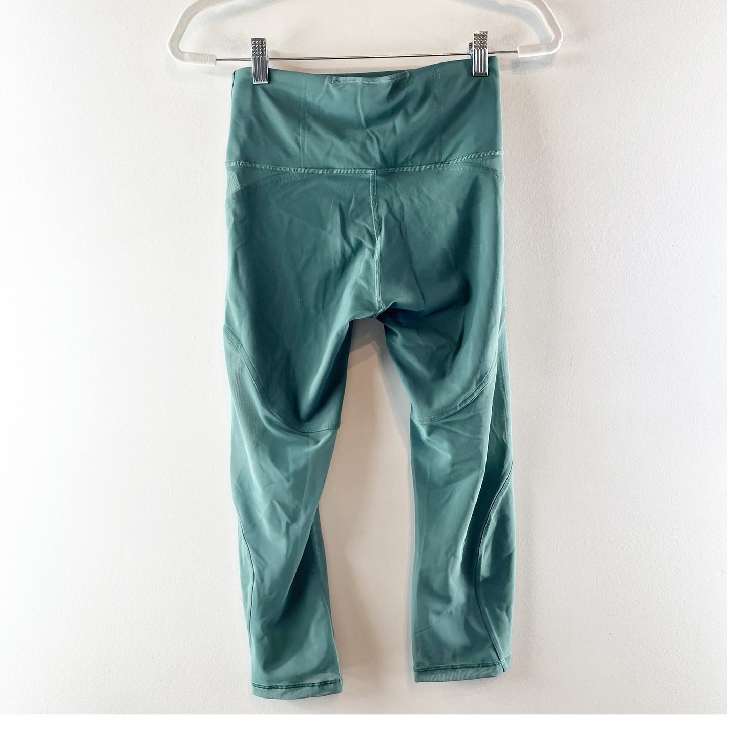 Lululemon Wunder Train Mesh Panel High-Rise Tight Leggings 25" Medium Forest 6