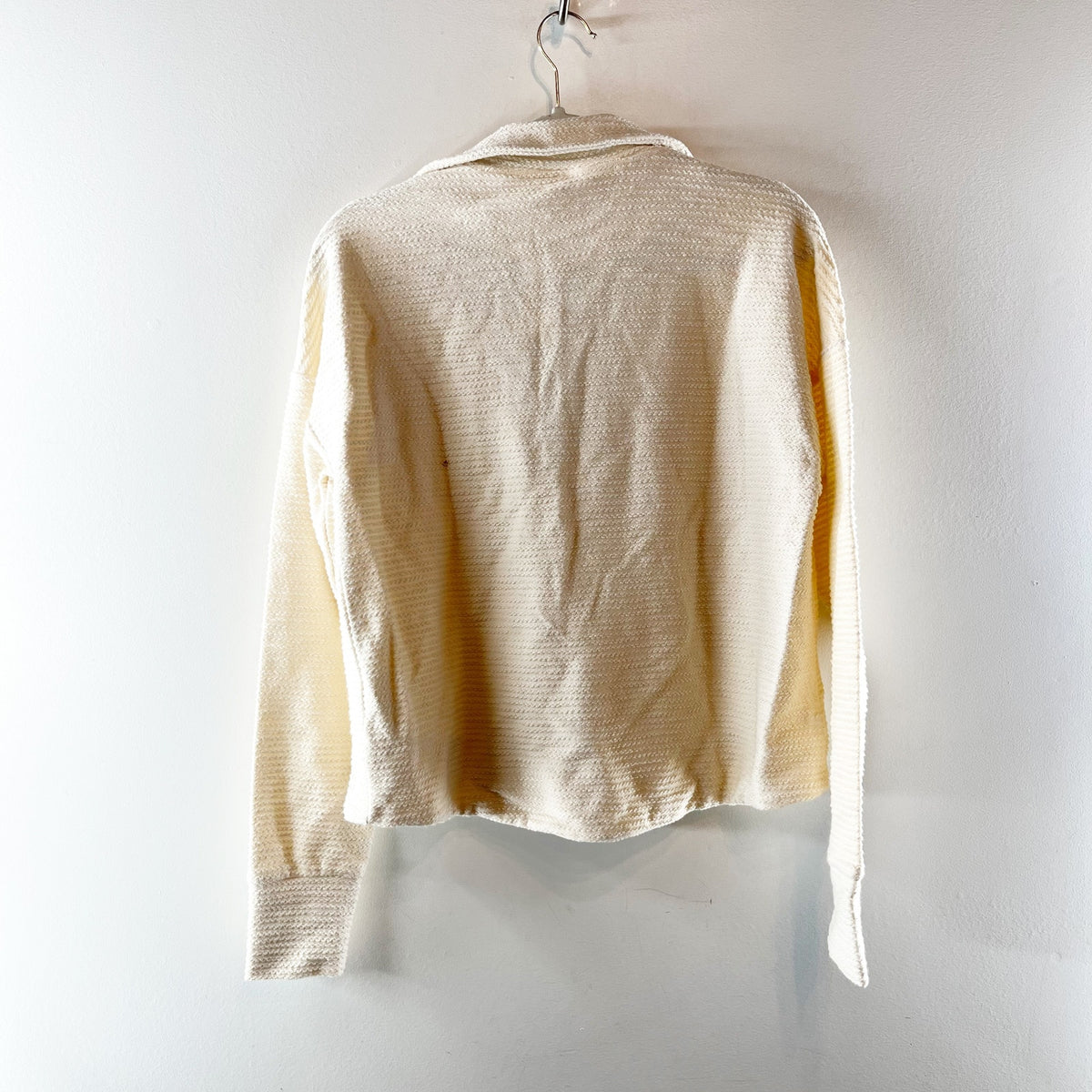 Sweaty Betty Rest Up Half Zip Pullover Cozy Cream Sweater XS