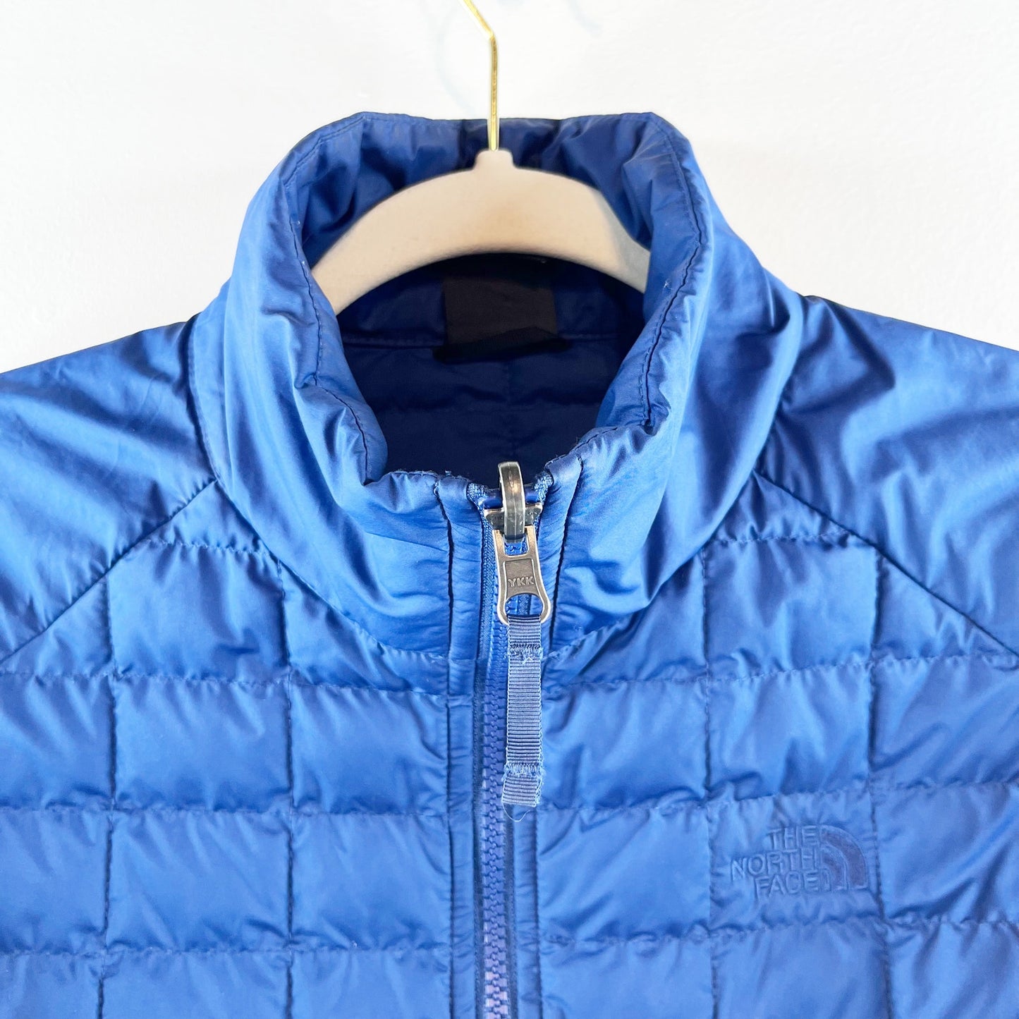 The North Face Thermoball Eco Snow Full Zip Quilted Triclimate Jacket Blue Small