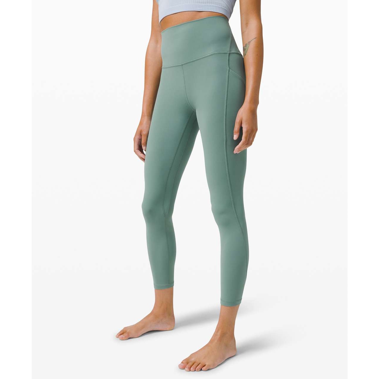 Lululemon Align High Rise Pant Leggings with Pockets 25" Tidewater Teal Green 6