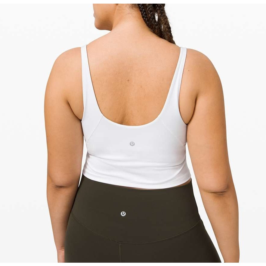 Lululemon Align Cropped Tank White 4