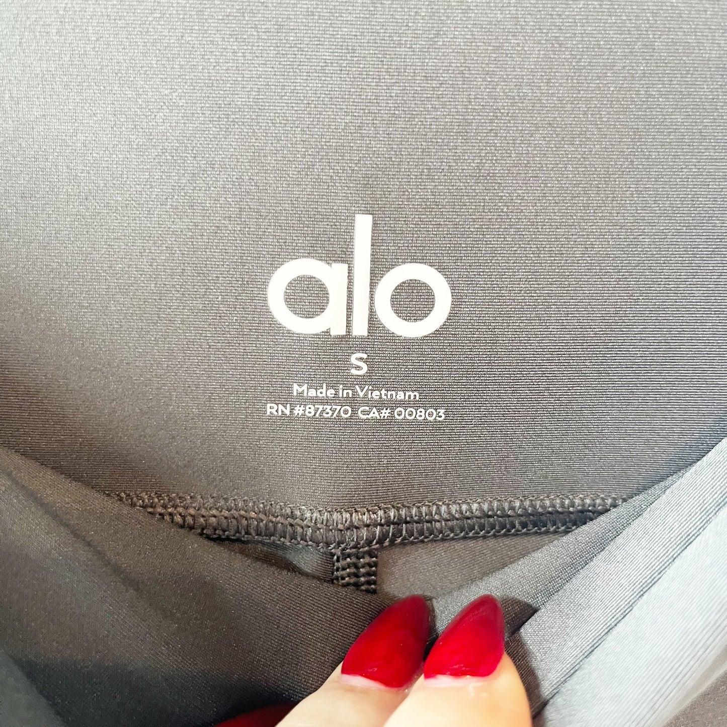 Alo 7/8 High-Waist Airlift Leggings Black Small