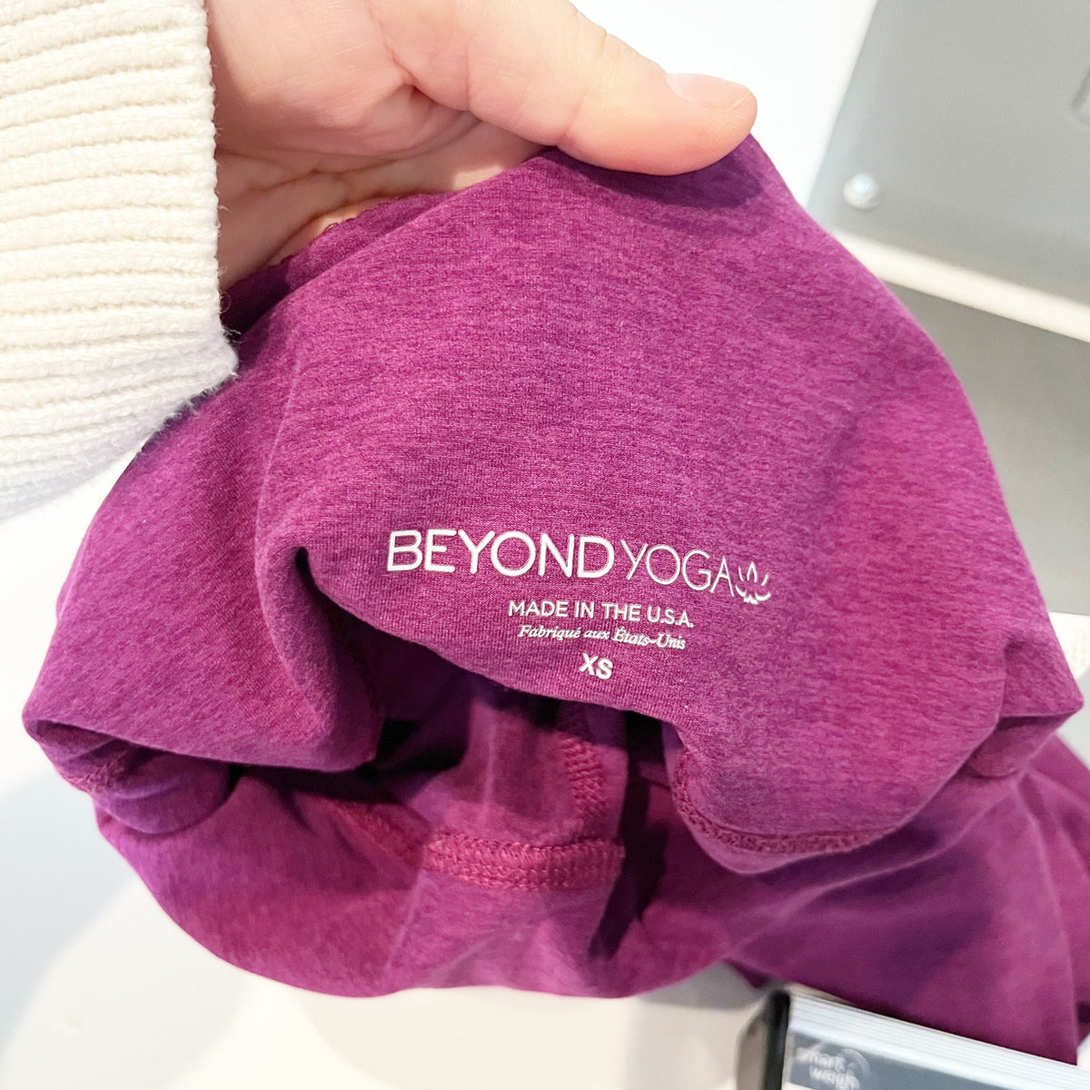 Beyond Yoga Caught In The Midi Spacedye High Rise 7/8 Leggings Royal Purple XS