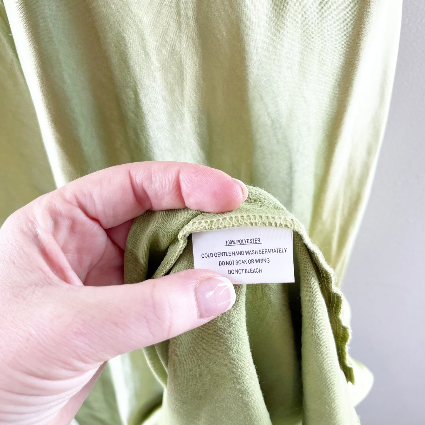 Bobbles & Lace Satin Sleeveless Maxi Slip Dress with Floral Applique Green Small