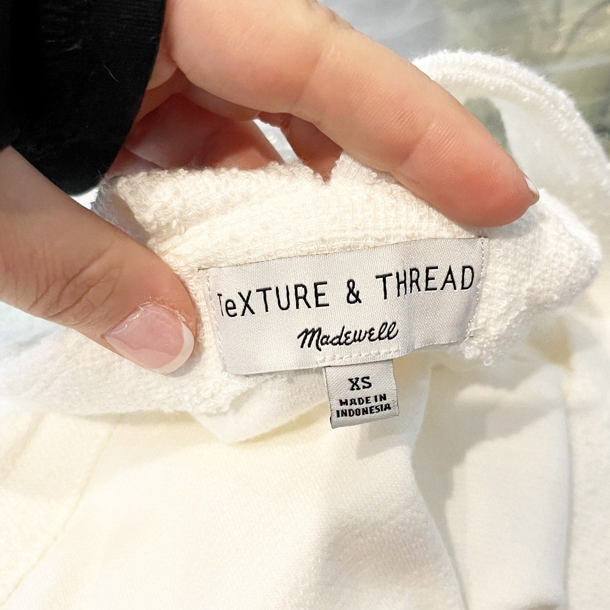 Madewell Tie Front Button Up Ruffle Tank Top Ivory White XS