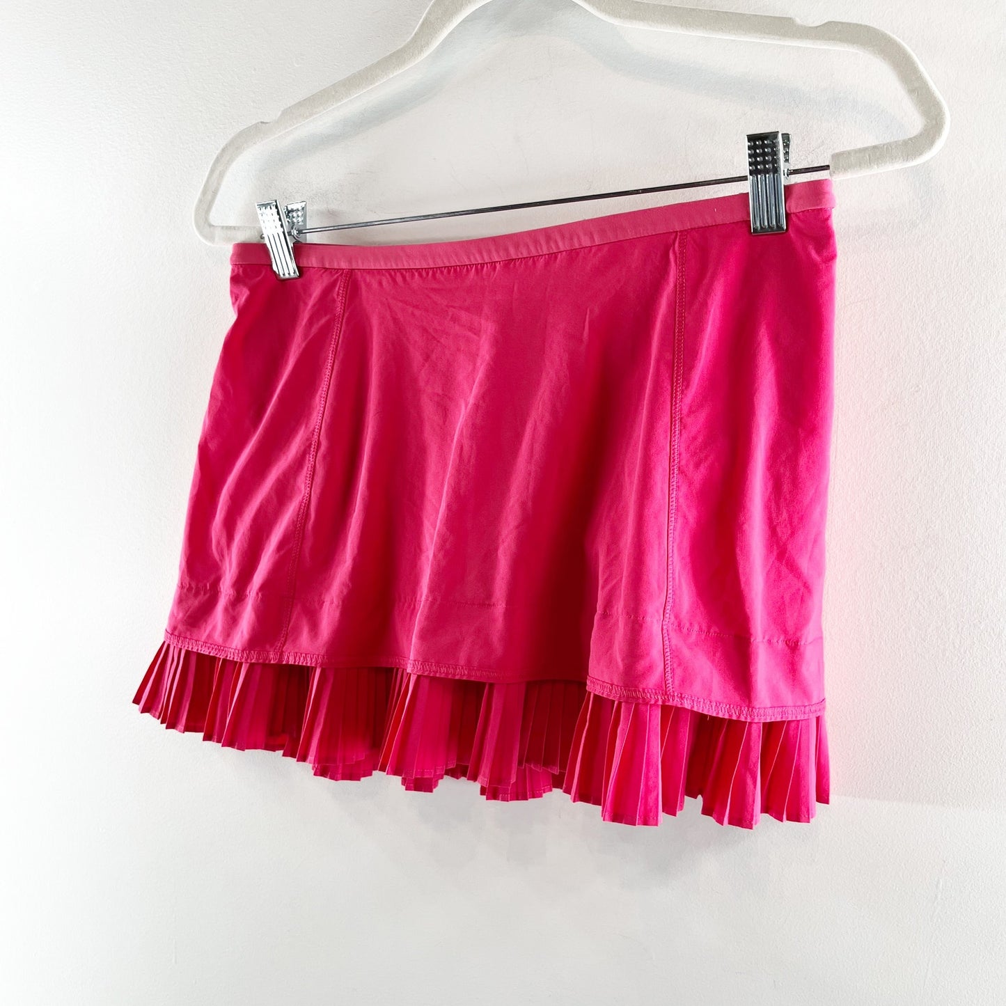 Lululemon City Sky Run Pleated Lined Tennis Active Mini Skirt Pink 6