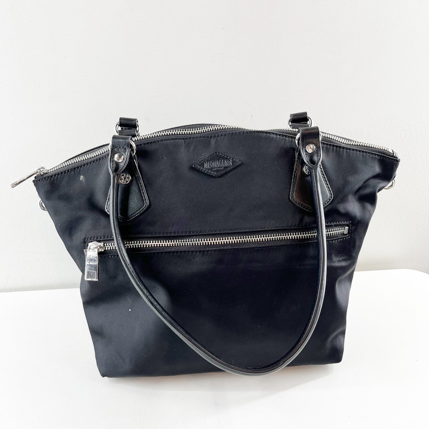MZ Wallace Chelsea Nylon Tote Bag Black
