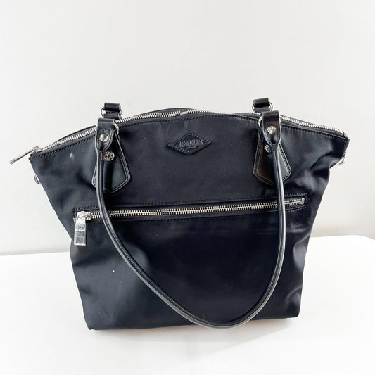 MZ Wallace Chelsea Nylon Tote Bag Black