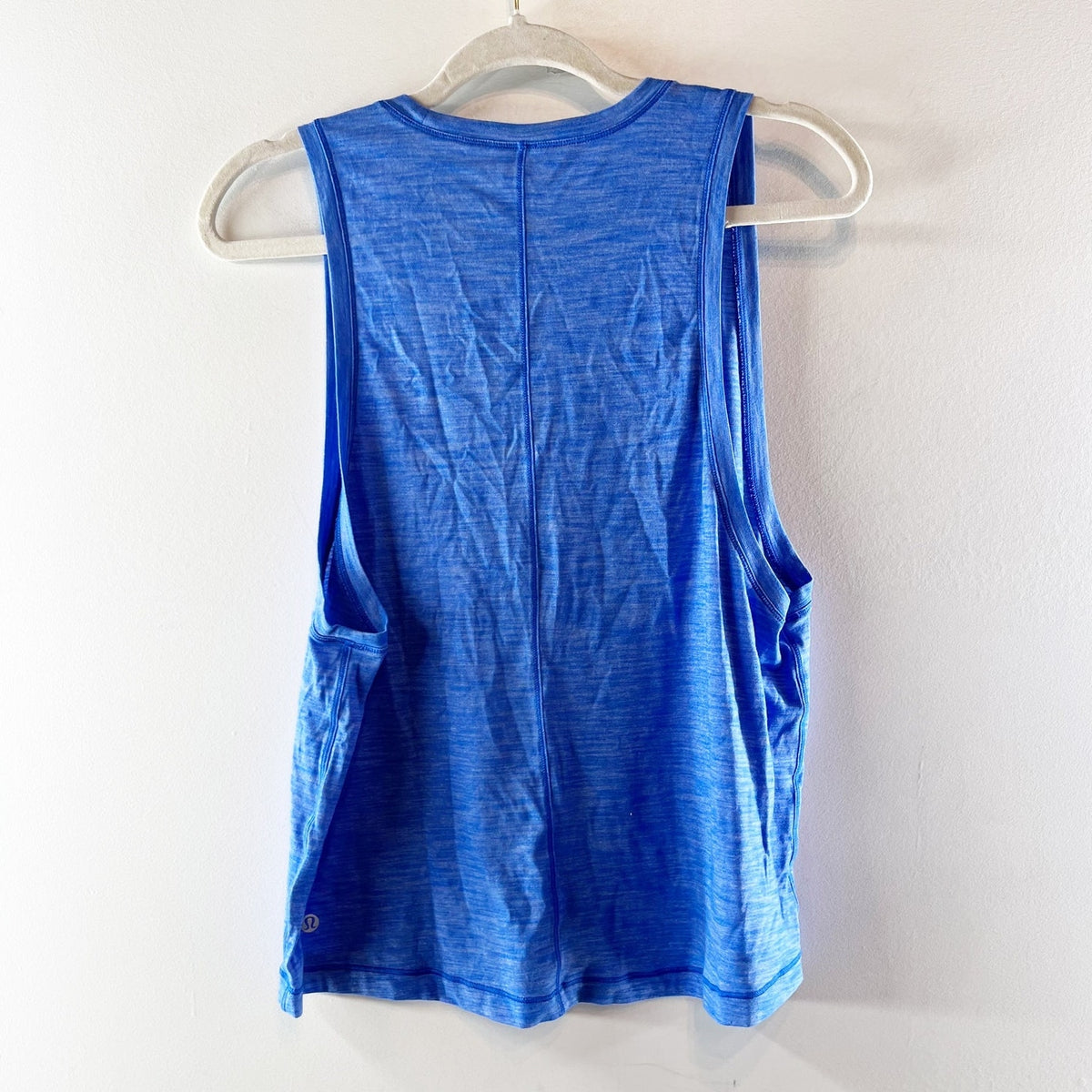 Lululemon Athletica Sleeveless Cardio Squad Tank Top II Heathered Cerulean Blue